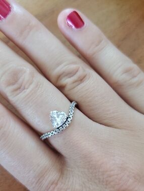 Pandora Heart Ring Size 6